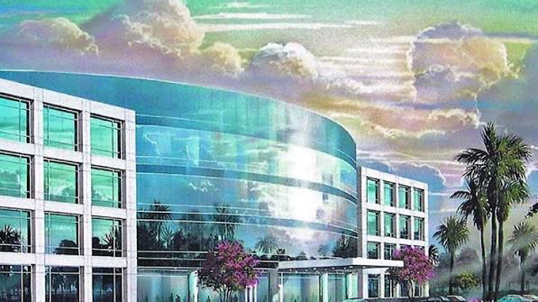 Architectural rendering of Victory Medical Center San Antonio, not a photograph of the finished building